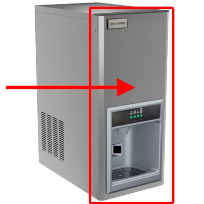 Ice-O-Matic SC726077-00 Front Panel, Gemd 270A2