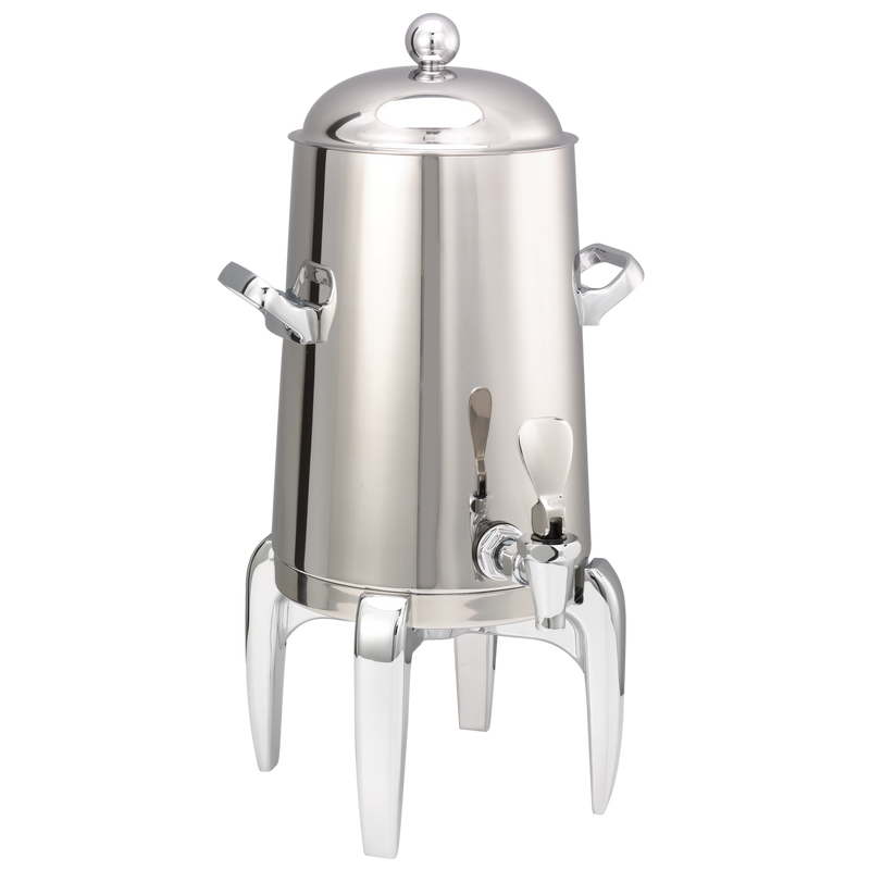 Flame Free™ Thermo-Urn™ 1.5-Gallon Vacuum Insulated Urn with Modern Legs and Domed Lid in Polished Stainless