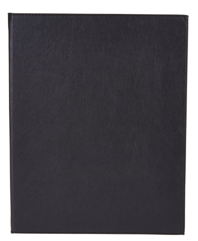 Winco LMF-814BK Legal Size Menu Cover Four View Leather-like Black
