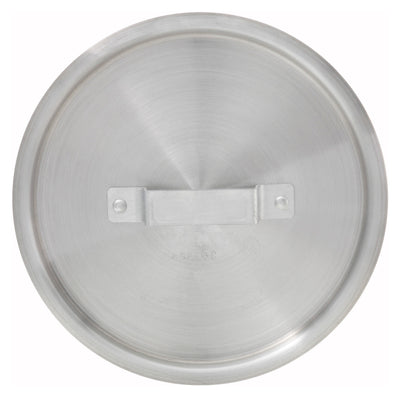 Winco ASP-5C 9-3/4 Inch Diameter Round Cover with Handle Aluminum NSF