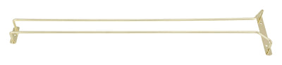 Winco GH-24 24 Inch Brass Plated Wire Glass Hanger Ceiling Mount
