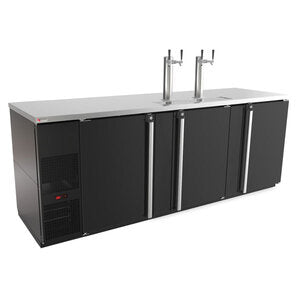 Micro Matic MDD94-E 95 Inch Three Section Draft Beer Cooler Stainless Steel