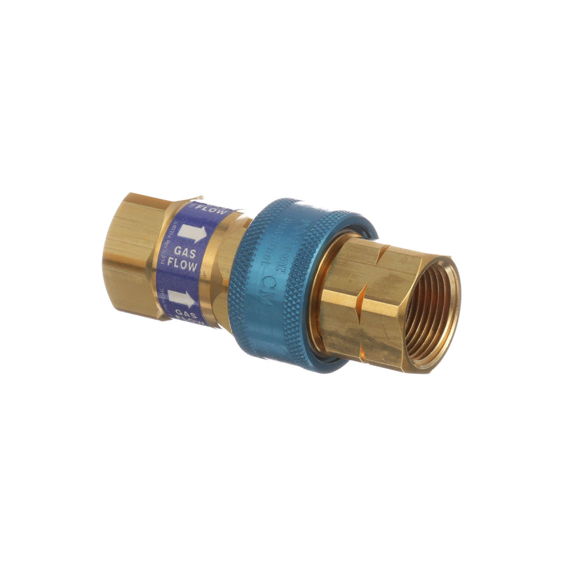 Dormont SnapFast™ 3/4 in Gas Quick Disconnect Blue, 0.75 in. ID (A75R) - A75
