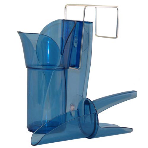 San Jamar 6 - 10 oz Saf-T-Scoop® Ice Scoop and Holder Plastic - SI5000