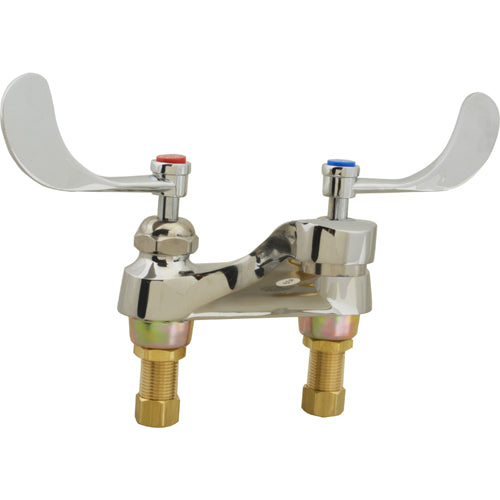 T&S Brass 4 in Deck Mount Lavatory Faucet Brass (B-0894) - B-0890-CR