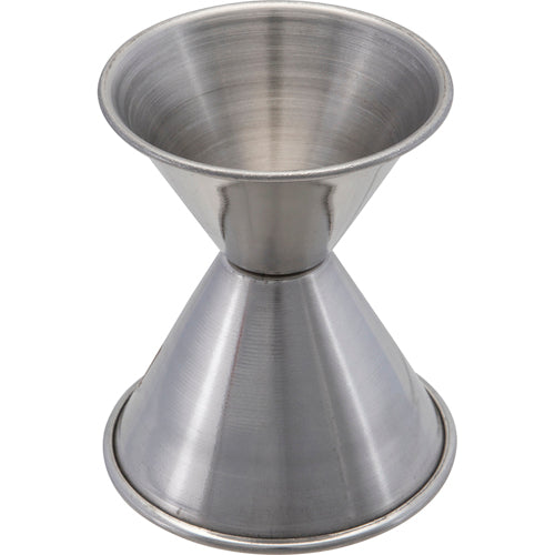 American Metalcraft 1 oz x 1 1/2 oz Jigger Stainless Steel - J204