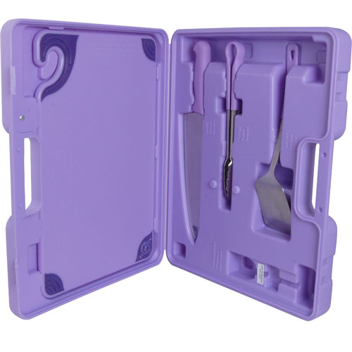 San Jamar Saf-T-Zone™ Purple Allergen System Plastic - ASZ121812SYS