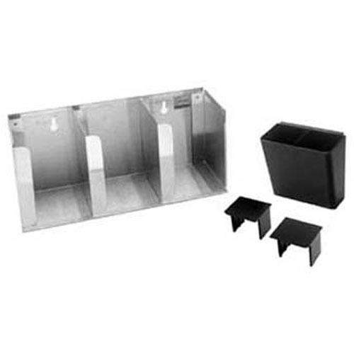 San Jamar 3-Section Lid Organizer Stainless steel - L1014