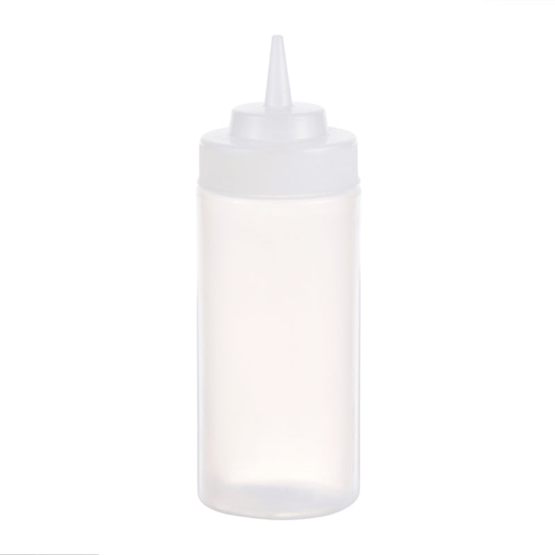 Tablecraft 16 oz Wide Mouth Squeeze Bottle Clear - 11663C