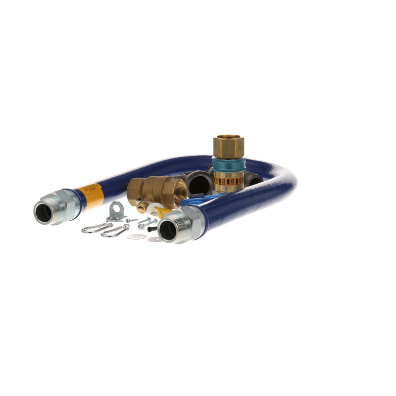 Dormont 1 1/4 in x 48 in Blue Hose™ Deluxe Gas Hose Connector Kit - 16125KIT48