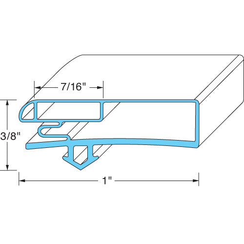 Door Gasket - Replaces Anthony 02-14160-2017