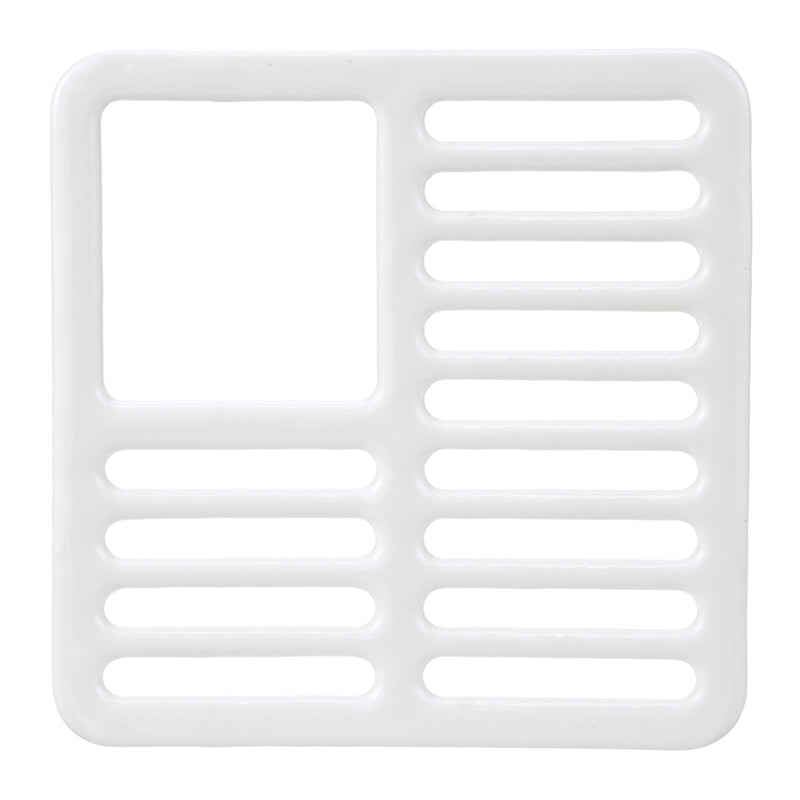 9 1/4 in. Porcelain 3/4 Floor Sink Top Grate