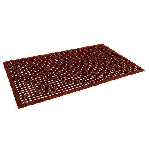 Cactus Mat Co 3 ft x 5 ft x 1/2 in Red Floor Mat Rectangle - 2530-R5