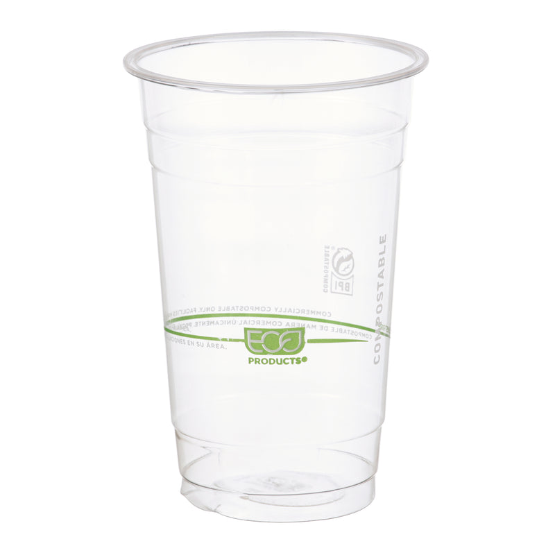 Eco Products 20 oz GreenStripe® Cold Corn Cups Clear - EP-CC20-GS