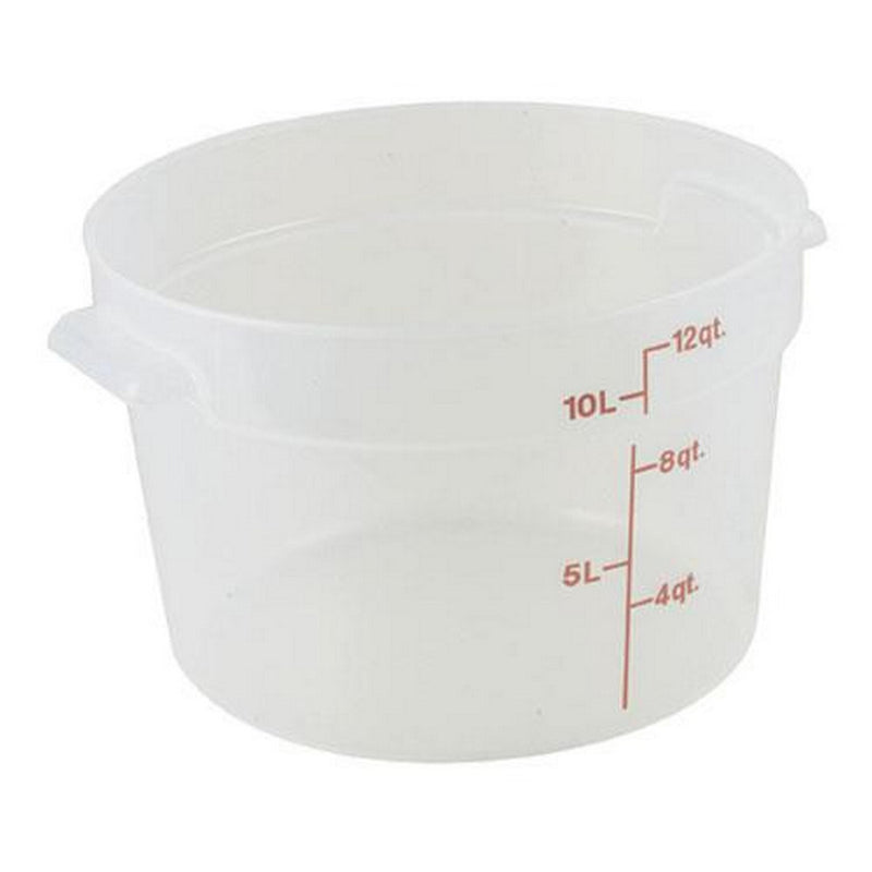 Cambro 12 qt Food Storage Container Plastic, Round - RFS12PP190