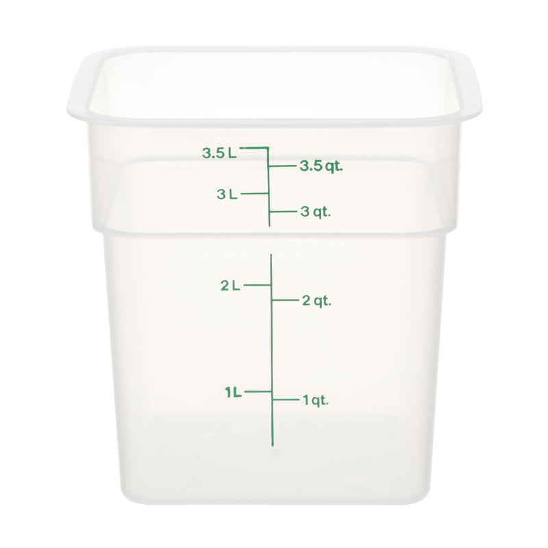 Cambro 4 qt CamSquare® Food Storage Container Plastic - 4SFSPP190
