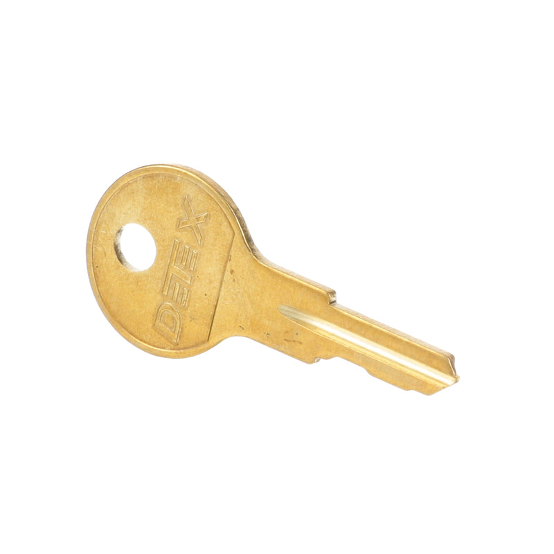 Detex Emergency Exit Alarm Cover Cylinder Lock Keys Brass - ECL-405-16