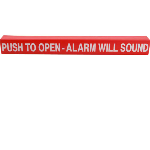 Detex Push Pad Wrap Plastic, Red - 105417-1