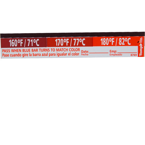 Taylor Precision 160°F 170°F 180°F Dishwasher Temperature Label - 8769