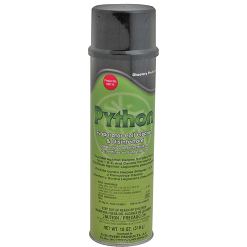 QuestSpecialty Python Evaporator Coil Cleaner and Disinfectant 20 oz - 547000001-20AR