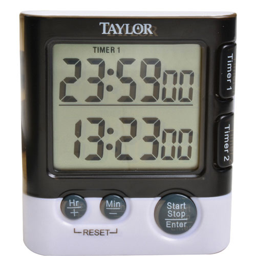 Taylor Precision Dual Digital Timer Plastic - 5828