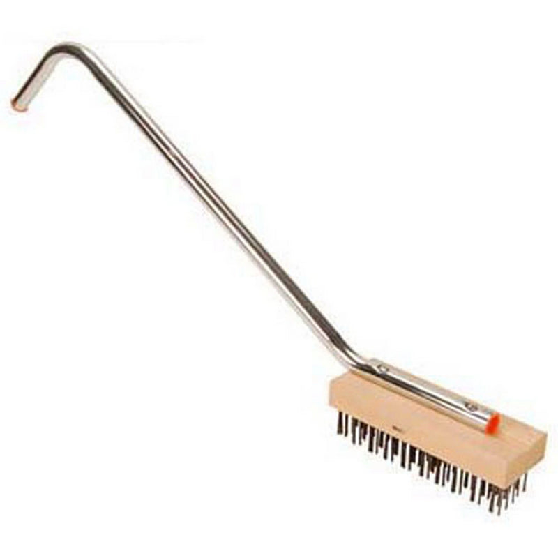 Prince Castle Coarse Bristle Char Broiler Brush with Handle