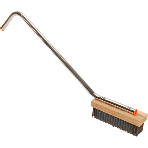 Prince Castle Medium Bristle Char Broiler Brush with Handle