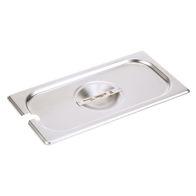 Vollrath Super Pan V® Third Size Slotted Stainless Steel Pan Cover - 75230
