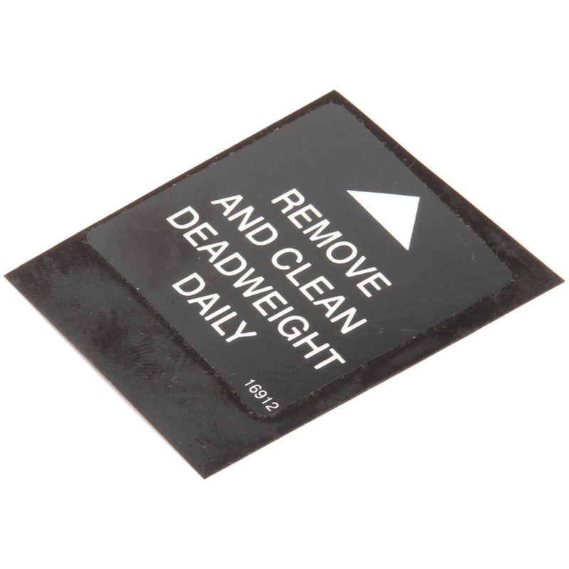 Henny Penny Pressure Control Decal (CFA-500, CFA-600) - 16912