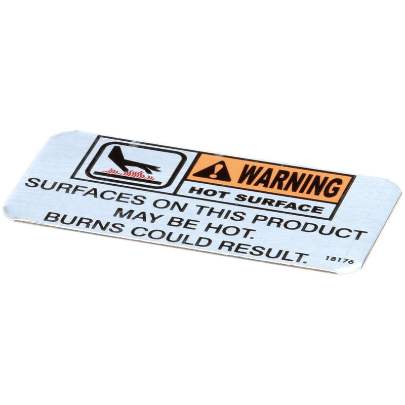 Henny Penny Warning Hot Decal - 18176