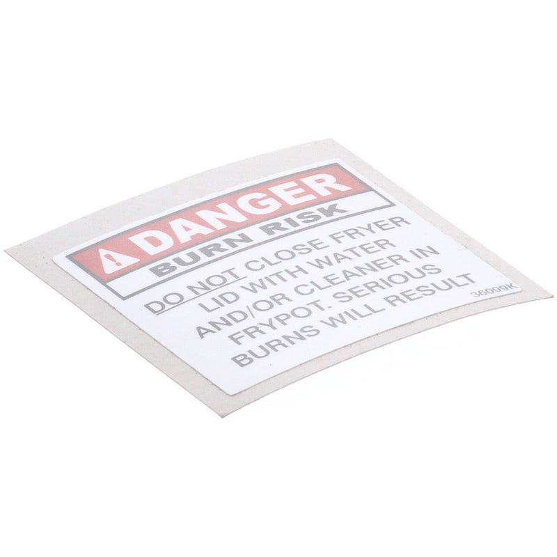 Henny Penny Danger Decal Burn risk (CFA-500, CFA-600) - 36099
