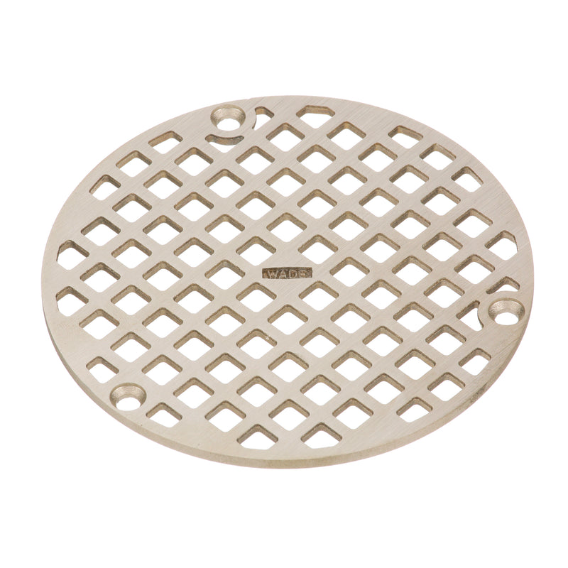 5 1/2 in Brass Floor Drain Cover