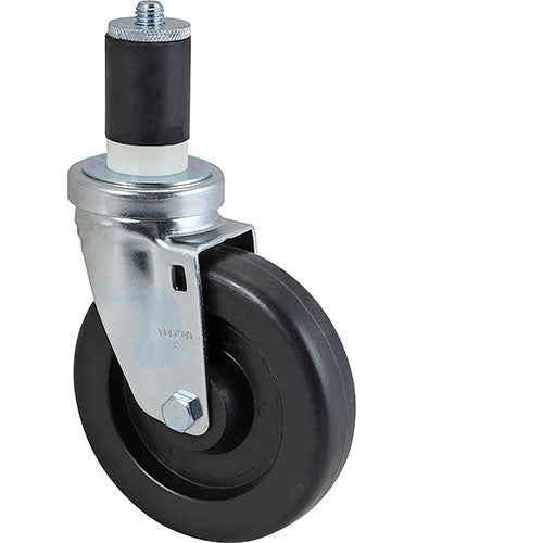 Caster, Stem (5 in.Od, Swvl, Black) - Replaces CHG C23-1350