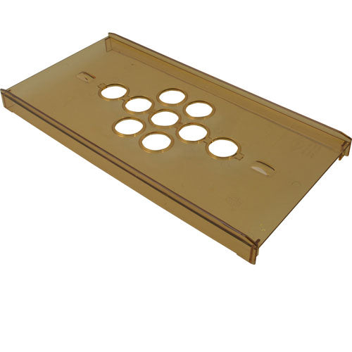 Clipper Corporation 1/3 Size Amber Vented Food Pan Lid for Duke - 155873