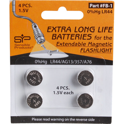 Sensible Products Battery 1.5 Volt, Lr44Pk /4 - FB-1