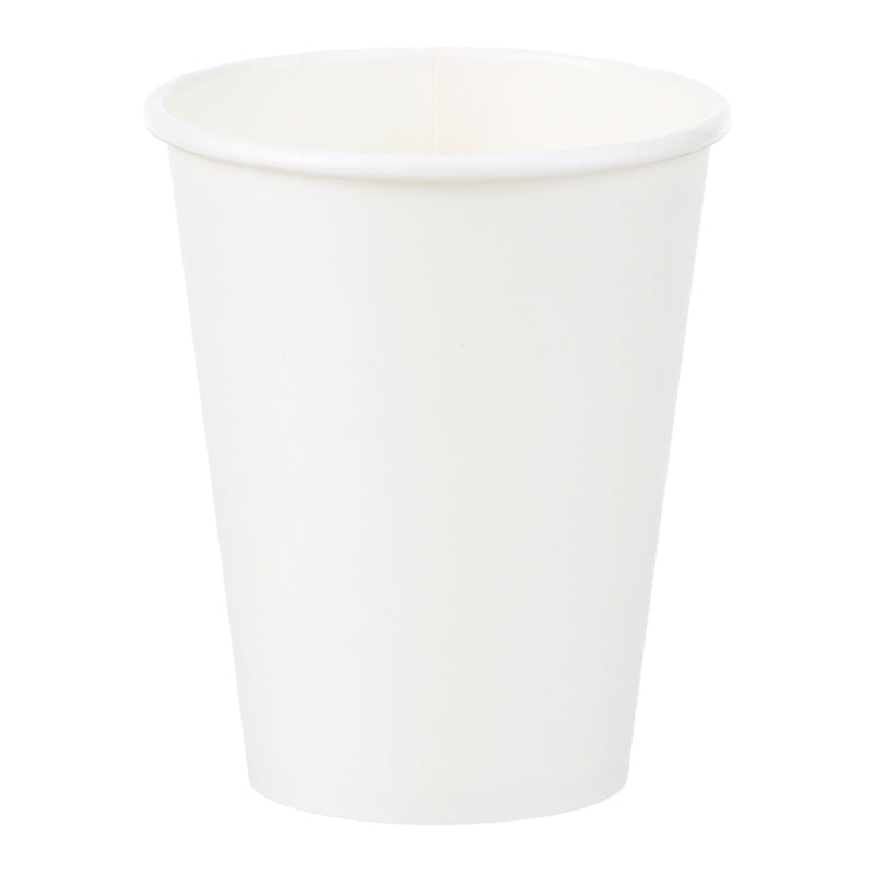 Karat 8 oz Paper Hot Cup 1000/cs White - C-K508W