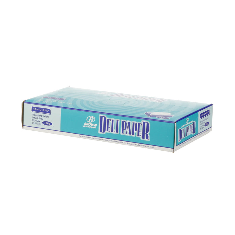 Brown Paper Goods 12 in x 10 3/4 in Deli Paper 12 in x 10.75 in, White - 2112