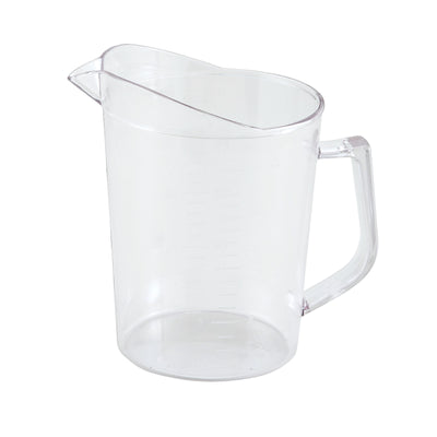 Winco 1 qt Measuring Cup Polycarbonate - PMU-100