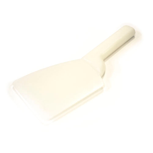 Mr Peel 4 in White Plastic Dough Scraper Polyethylene
