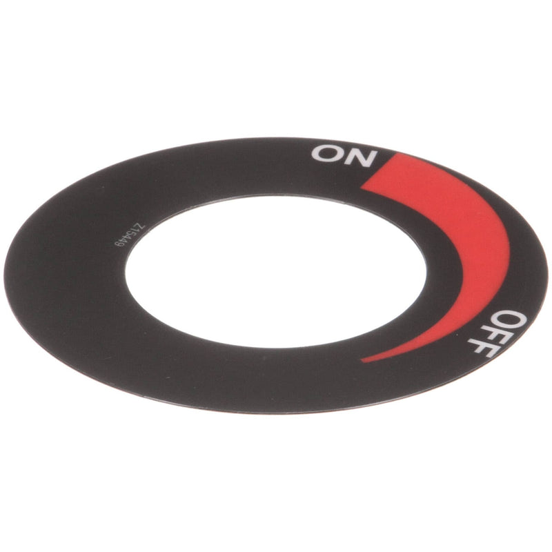 Star Dial Label, On-Off, Gas Valve - 2M-Z15449