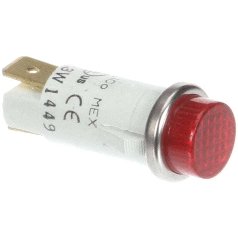 Jade Red 1/4 Q.c. Indicator Light 125V, .3W - 3000012005