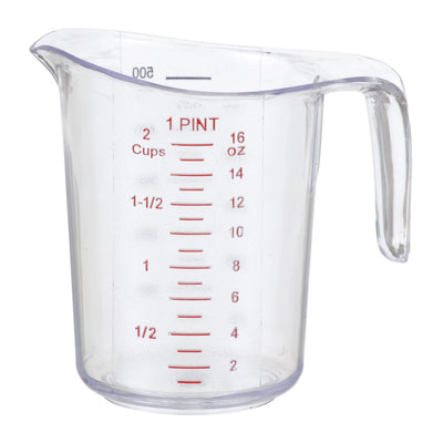 Winco 1 pt Measuring Cup Polycarbonate - PMCP-50
