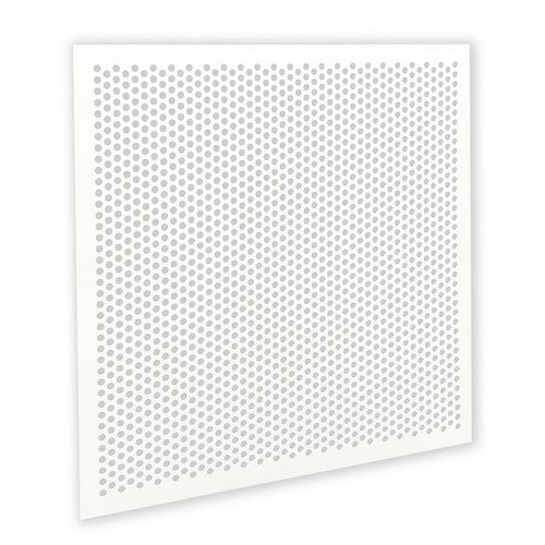 American Louver 23 3/4 in x 23 3/4 in Perforated Ceiling Pane Plastic, White - STR-PERF-2238-2PK