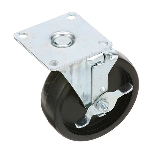 Caster, with 5 Top Plate W/ Brake - Replaces BK Industries C0406