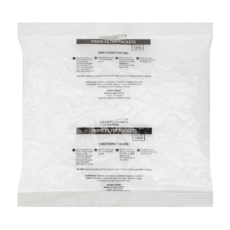 Henny Penny 4 oz Prime Filter Packets Case Of 90 - 12092