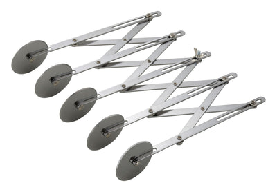 Winco ADD-5 Dough Divider 3/4 to 4-3/8 Inch Adjustable 5 Wheels Stainless Steel