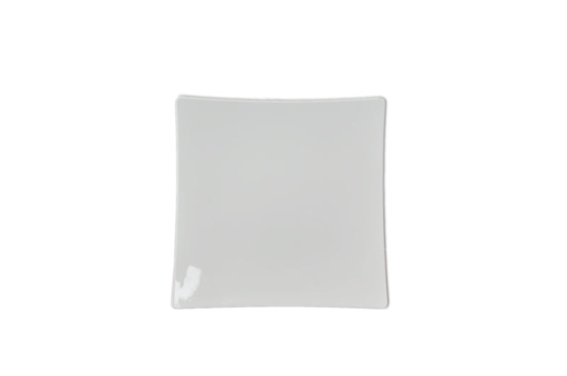Thunder Group 24010WT 10 Inch Break-resistant Square Plate Melamine White