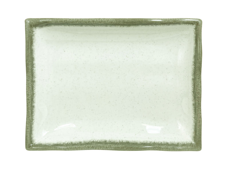 Thunder Group 2406VT 8 Oz Asian Plate Rectangular Break-resistant Melamine