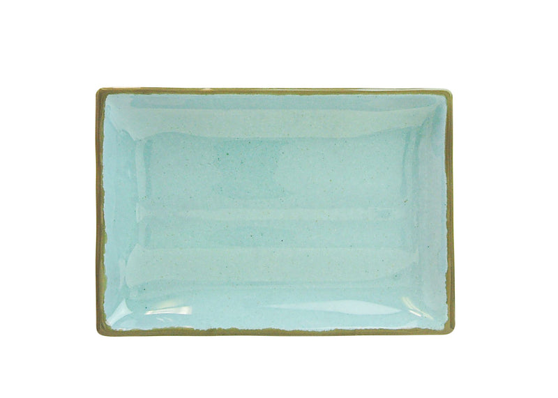 Thunder Group 2408SS 12 Oz Rectangular Asian Plate Break Resistant Melamine