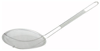 Winco MSS-6.5 6-3/4 Inch Diameter Single Coarse Mesh Strainer Stainless Steel with Handle